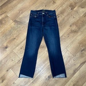 Mother The Insider Crop Step Fray in Tongue and Chic Size : 29